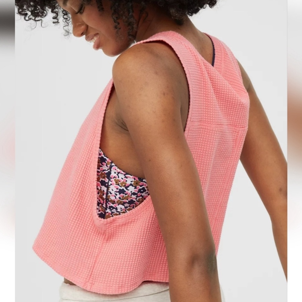 NWT Aerie Offline Waffle Cropped Sleeveless Top